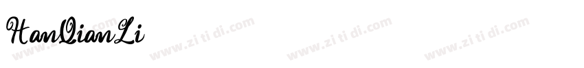 HanQianLi字体转换