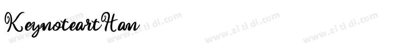 KeynoteartHan字体转换