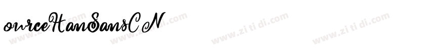 ourceHanSansCN字体转换