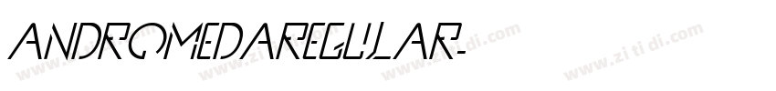 AndromedaRegular字体转换