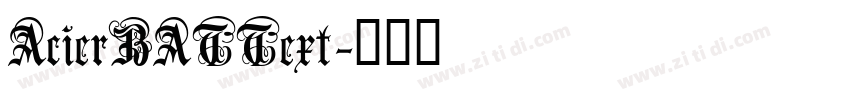 AcierBATText字体转换