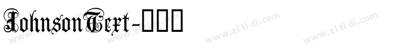 JohnsonText字体转换