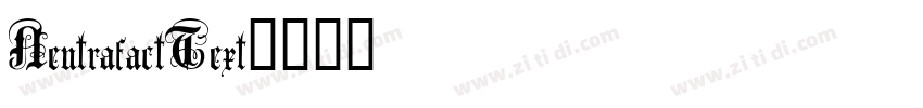 NeutrafactText字体转换