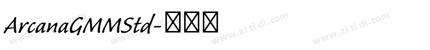 ArcanaGMMStd字体转换