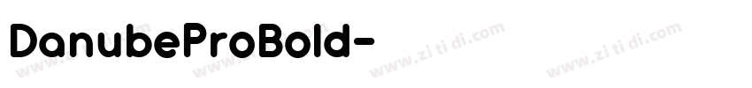 DanubeProBold字体转换