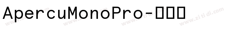 ApercuMonoPro字体转换 ApercuMonoPro字体转换