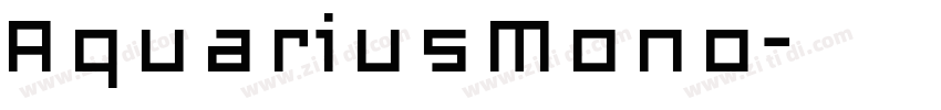 AquariusMono字体转换
