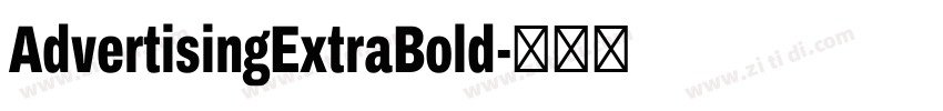 AdvertisingExtraBold字体转换