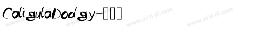 CaligulaDodgy字体转换
