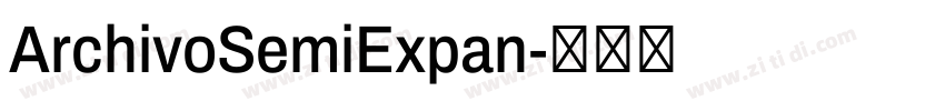 ArchivoSemiExpan字体转换