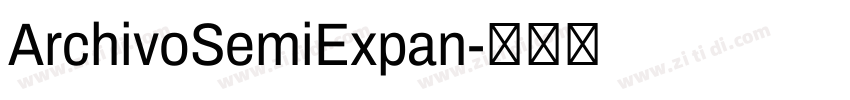 ArchivoSemiExpan字体转换