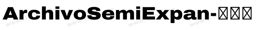 ArchivoSemiExpan字体转换