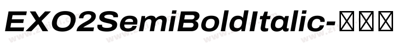 EXO2SemiBoldItalic字体转换