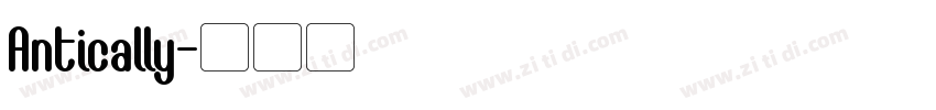 Antically字体转换