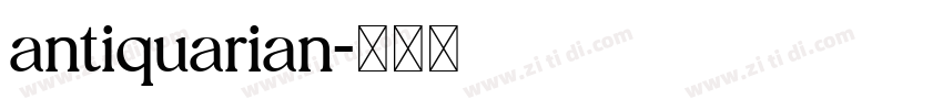 antiquarian字体转换 antiquarian字体转换
