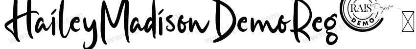 HaileyMadisonDemoReg字体转换