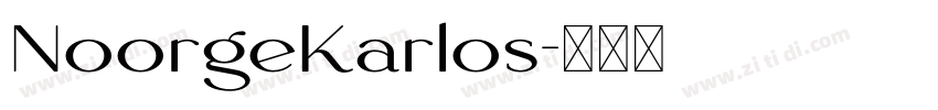 NoorgeKarlos字体转换