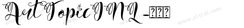 ArtTopicJNL字体转换