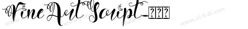 FineArtScript字体转换