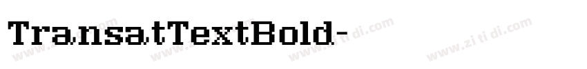 TransatTextBold字体转换