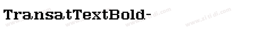 TransatTextBold字体转换