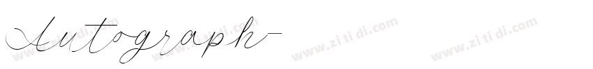 Autograph字体转换
