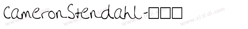 CameronStendahl字体转换