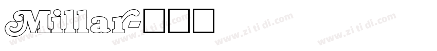 Millar字体转换