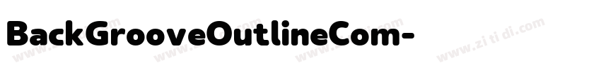 BackGrooveOutlineCom字体转换