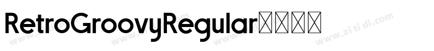 RetroGroovyRegular字体转换