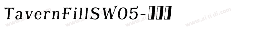TavernFillSW05字体转换 TavernFillSW05字体转换