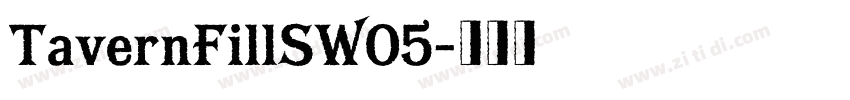 TavernFillSW05字体转换 TavernFillSW05字体转换