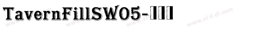 TavernFillSW05字体转换 TavernFillSW05字体转换