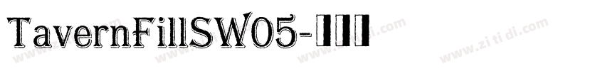 TavernFillSW05字体转换 TavernFillSW05字体转换
