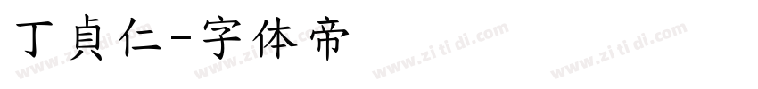 丁貞仁字体转换