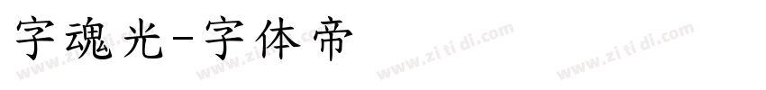 字魂光字体转换