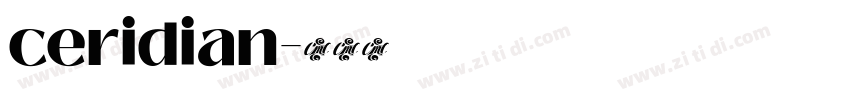 ceridian字体转换