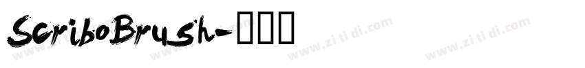 ScriboBrush字体转换