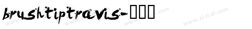 brushtiptravis字体转换
