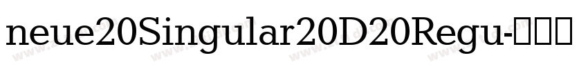 neue20Singular20D20Regu字体转换