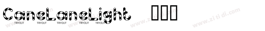 CaneLaneLight字体转换