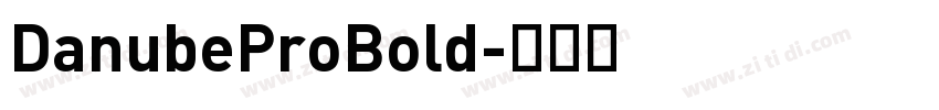 DanubeProBold字体转换