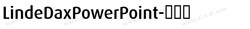 LindeDaxPowerPoint字体转换