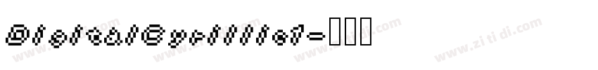 DigitalCyrillic1字体转换