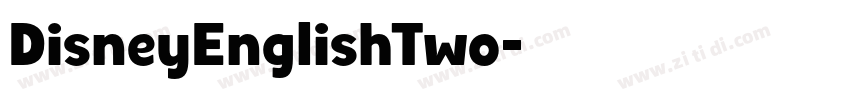 DisneyEnglishTwo字体转换