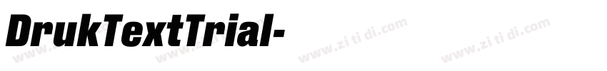 DrukTextTrial字体转换