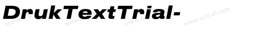 DrukTextTrial字体转换
