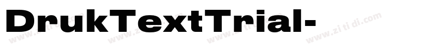 DrukTextTrial字体转换