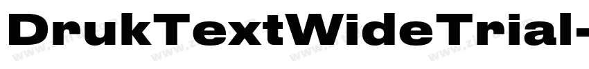 DrukTextWideTrial字体转换