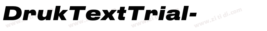 DrukTextTrial字体转换